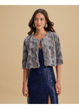 Bolero de Pelo para Vestidos de Festa | Acessório de Gala