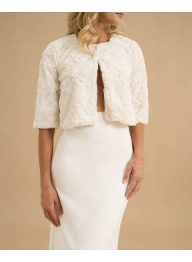 Bolero de Pelo para Vestidos de Festa | Acessório de Gala