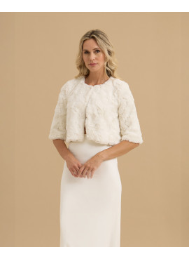 Bolero de Pelo para Vestidos de Festa | Acessório de Gala