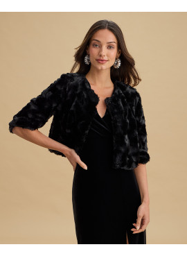 Bolero de Pelo para Vestidos de Festa | Acessório de Gala