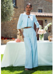 Conjunto de Festa Azul Celeste com Calça e Casaco | Cerimónia Portugal 2026