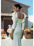 Vestido de Cerimónia Midi Rosa Pastel com Folhos | Festa Portugal 2026