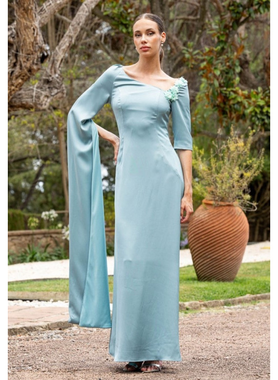 Vestido de Cerimónia com Manga Capa | Gala e Madrinhas Coimbra e Viseu