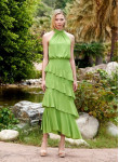Vestido de Festa Midi Verde Lima | Cerimónia Coimbra e Região Centro