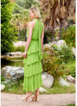 Vestido de Festa Midi Verde Lima | Cerimónia Coimbra e Região Centro