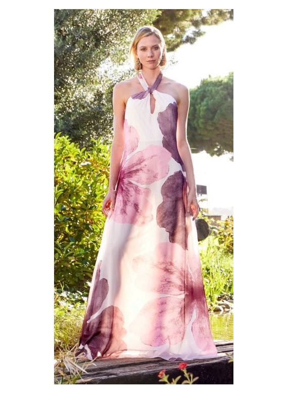 Vestido de Cerimónia Floral Rosa | Coimbra, Aveiro e Figueira da Foz