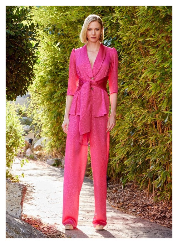Conjunto de Cerimónia Fucsia Versátil | Consultoria de Imagem Coimbra