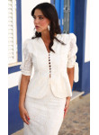 Conjunto de Cerimónia Honda em Bordado Inglês | Biba Boutique