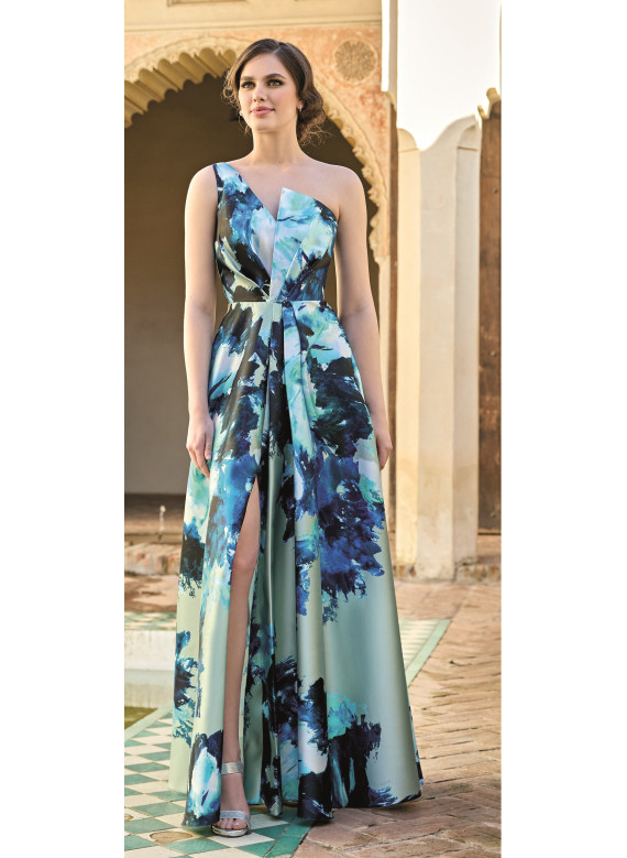 Vestido de Cerimónia em Mikado Estampado | Sonia Peña