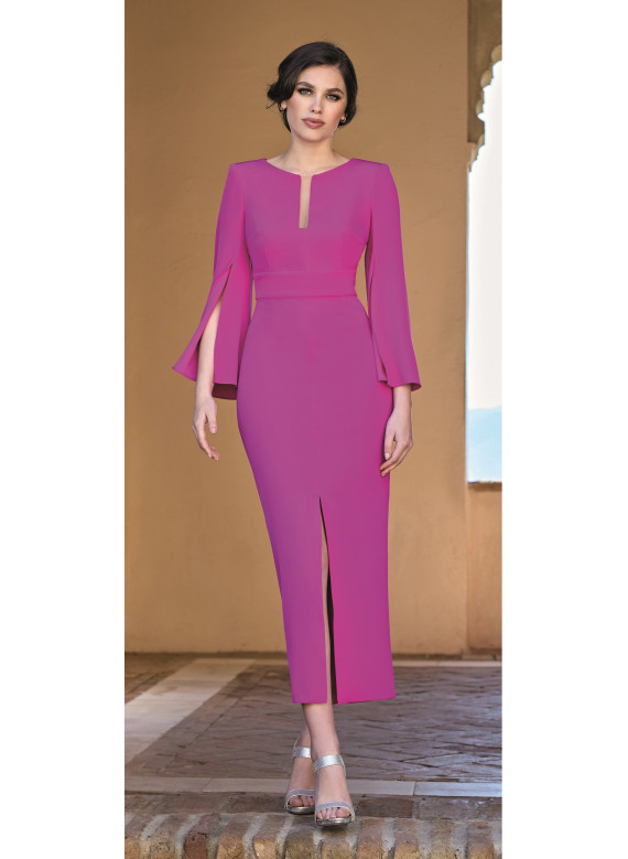 Vestido Fúcsia Sonia Peña | Vestido Cerimónia Mãe da Noiva e Madrinha