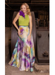 Conjunto Saia Floral e Top Halter Cerimónia | Biba Boutique